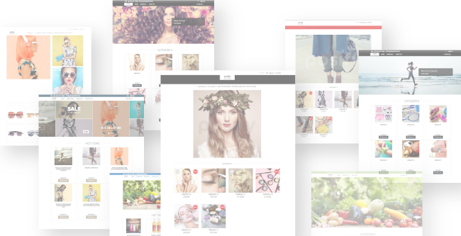 More than 60 professional website theme designs