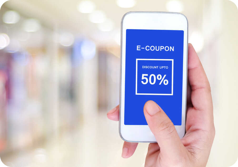 Electronic coupon chart