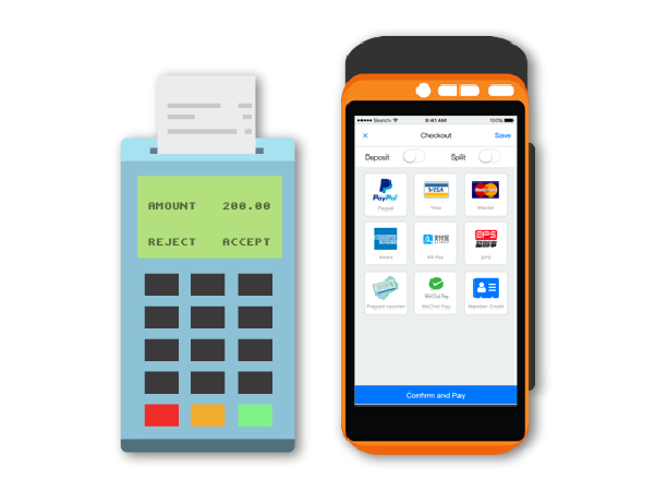 Cash register diagram