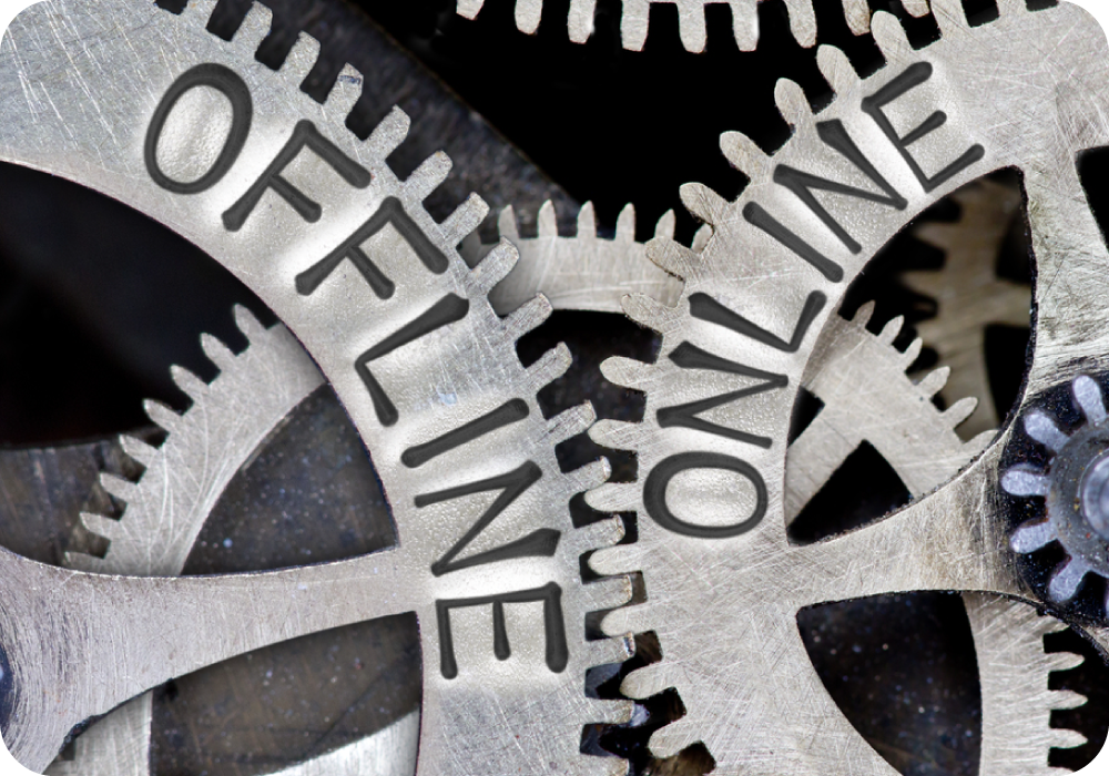 Online and offline wireless integration